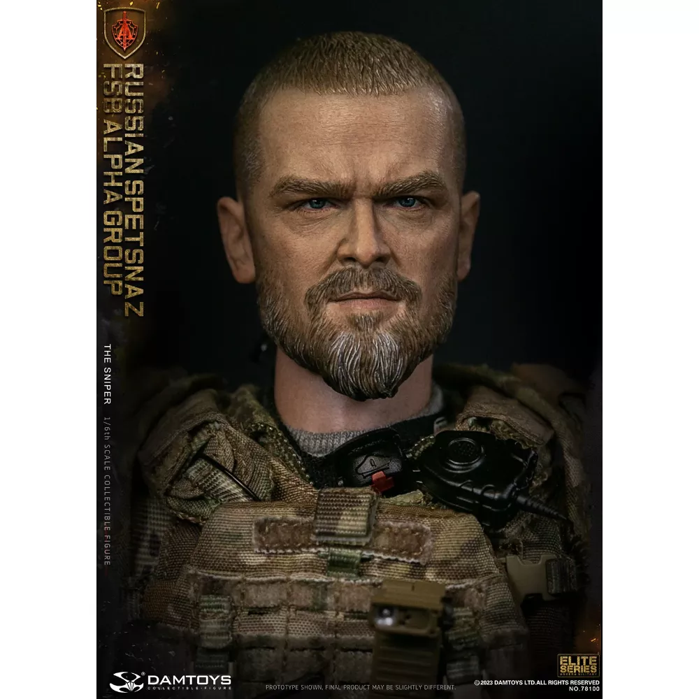 Коллекционная фигурка - 1/6 78100 - RUSSIAN SPETSNAZ FSB ALPHA GROUP SNIPER DAMTOYS
