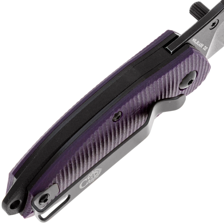 Складной нож Rexbo Gen.2 Blackwash D2 Violet G10 Mr.Blade