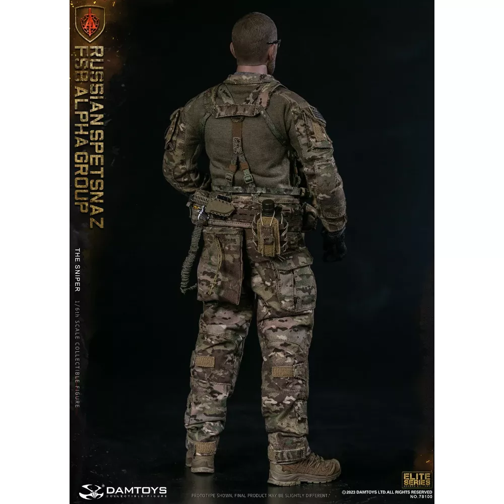 Коллекционная фигурка - 1/6 78100 - RUSSIAN SPETSNAZ FSB ALPHA GROUP SNIPER DAMTOYS