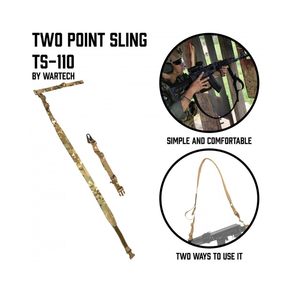 Ремень двухточечный с фастексом для сброса TS-110 WARTECH