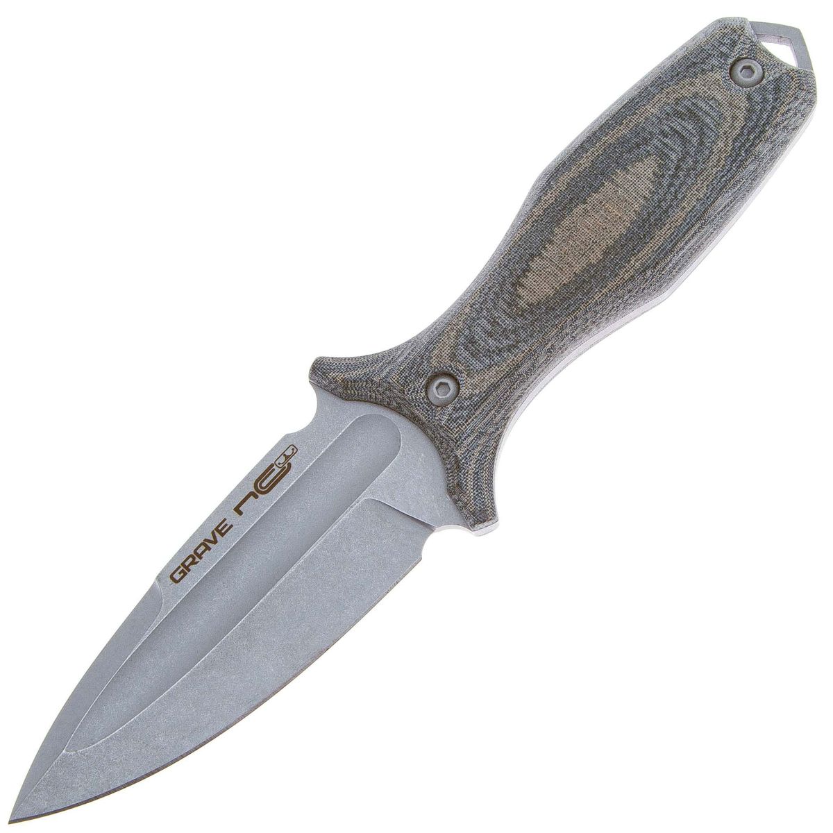 Нож туристический Grave сталь AUS-10, рукоять Micarta N.C.Custom