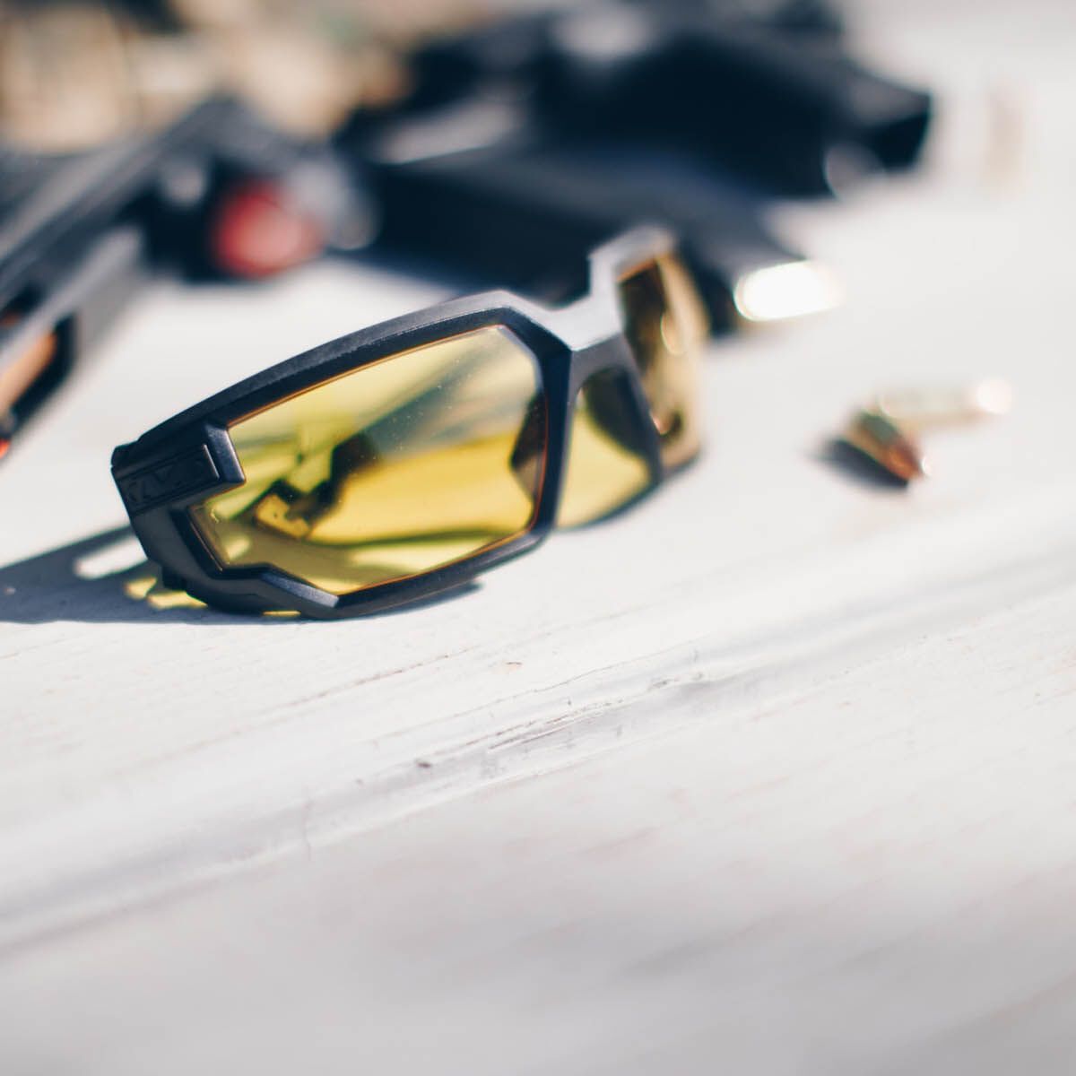 Очки защитные Vision Tactical Type-X Black Frame/Amber Lens VXF-30AF-PU Mechanix Wear