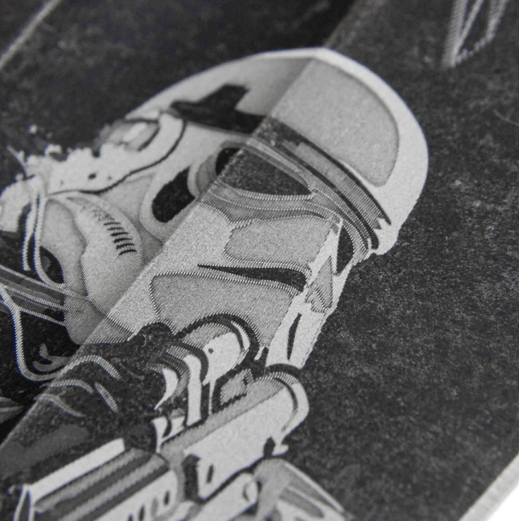 Нож туристический Grave LE Stormtroope blackwash сталь AUS-10, White G10 N.C.Custom