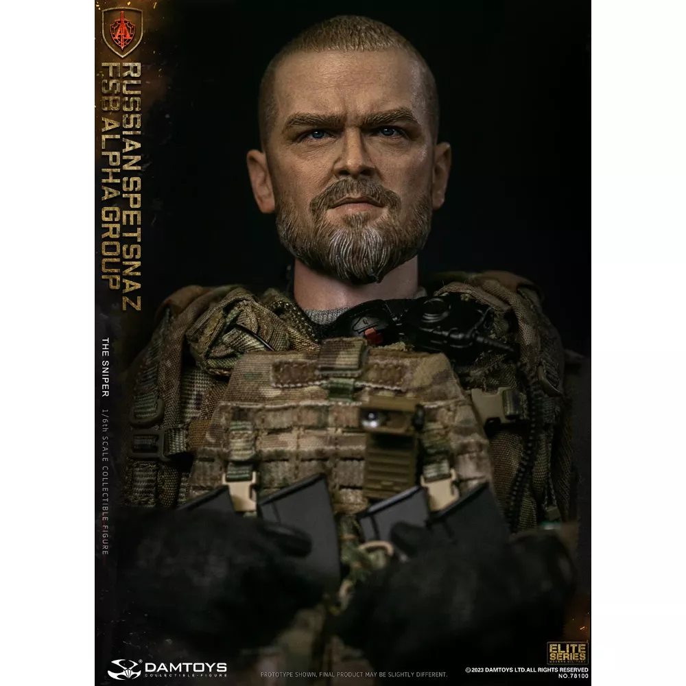 Коллекционная фигурка - 1/6 78100 - RUSSIAN SPETSNAZ FSB ALPHA GROUP SNIPER DAMTOYS