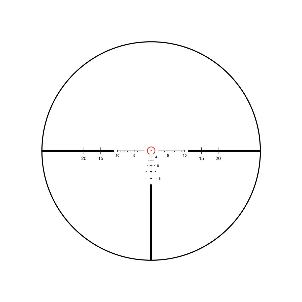 Прицел Continental Tactical ED 1-8x24, VET-BTR (MIL) Vector Optics