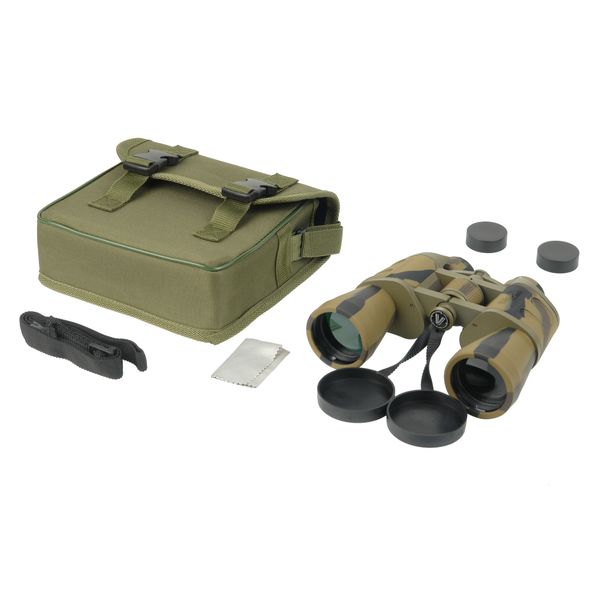 Бинокль Classic БПШЦ 10x50 VRWA широкоугольный, камуфлированный Veber