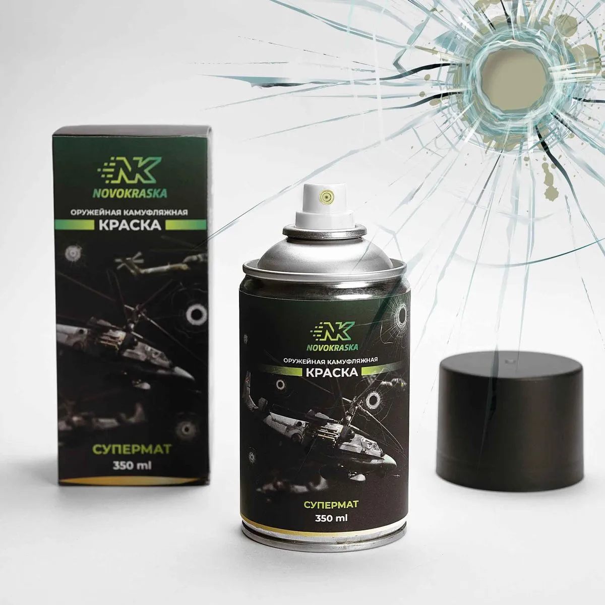 Краска, серия СУПЕРМАТ, 350 мл (Пустыня) NK Novokraska