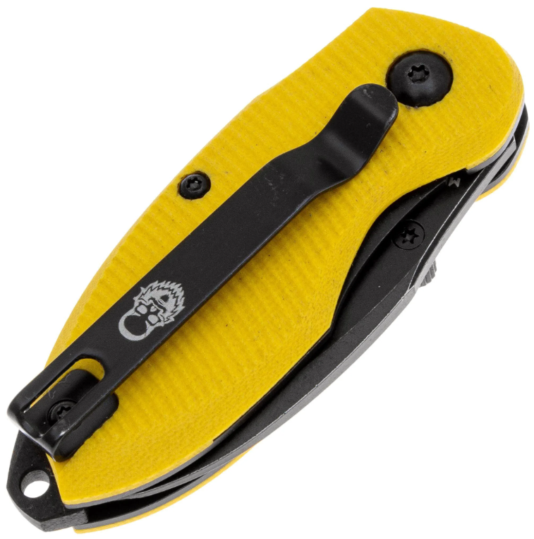 Складной нож Rexbo Gen.2 Blackwash D2 Yellow G10 Mr.Blade