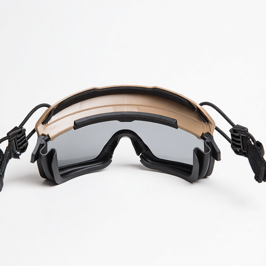 Очки защитные для крепления на шлем GRAY TB1333 FMA