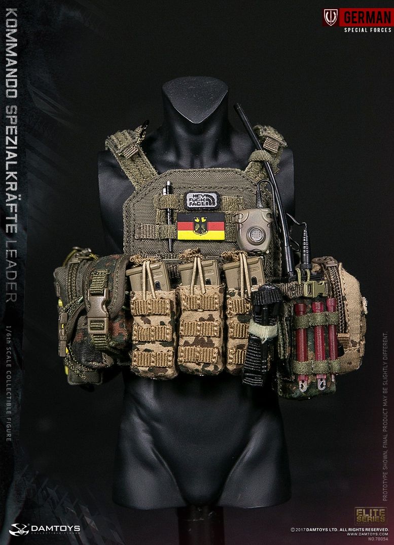 Коллекционная фигурка 1/6 78054 - KSK (KOMMANDO SPEZIALKRÄFTE) - LEADER Action Figure DAMTOYS