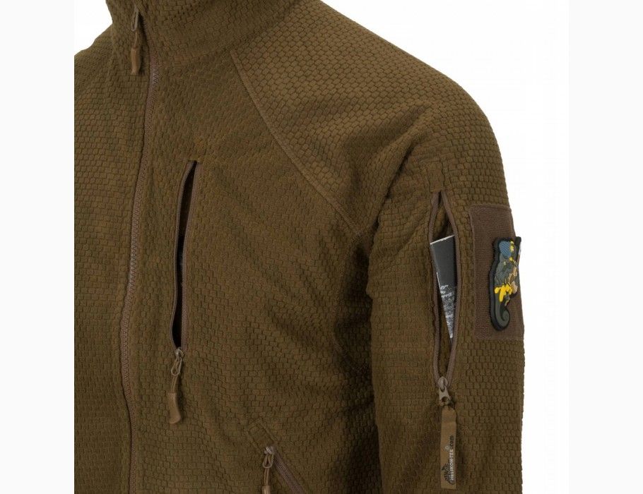 Флисовая кофта ALPHA TACTICAL JACKET - GRID FLEECE Helikon-Tex