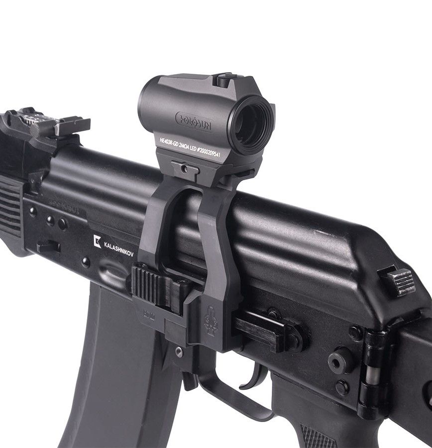 Кронштейн BIT боковой быстросъемный Picatinny/ACOG для АК/Сайга SAG