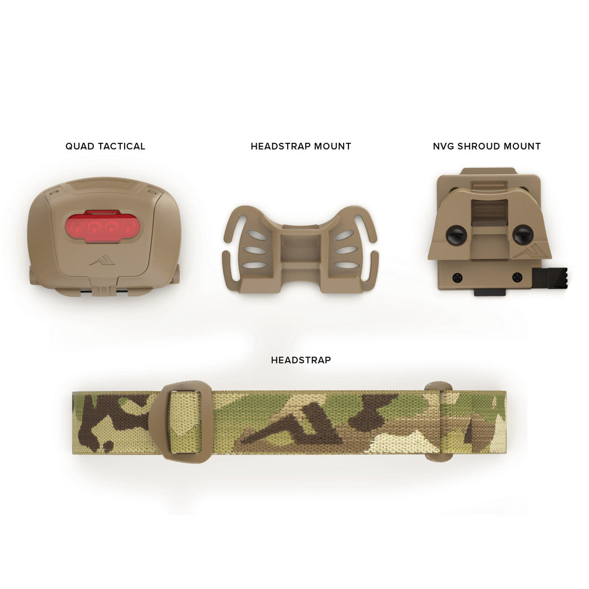 Фонарь QUAD TACTICAL MPLS Multicam Princeton tec