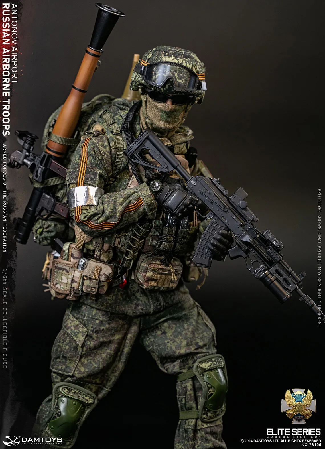 Коллекционная фигурка - 1/6 78105 - RUSSIAN AIRBORNE TROOPS SENIOR RIFLEMAN DAMTOYS
