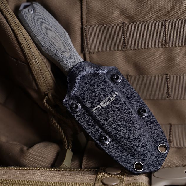 Нож туристический Grave сталь AUS-10, рукоять Micarta N.C.Custom