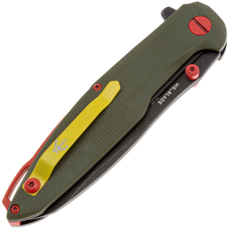 Складной нож Convair Gen.2 Blackwash D2 Olive G10 Mandalorian LE Mr.Blade