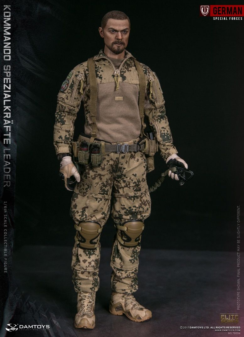 Коллекционная фигурка 1/6 78054 - KSK (KOMMANDO SPEZIALKRÄFTE) - LEADER Action Figure DAMTOYS