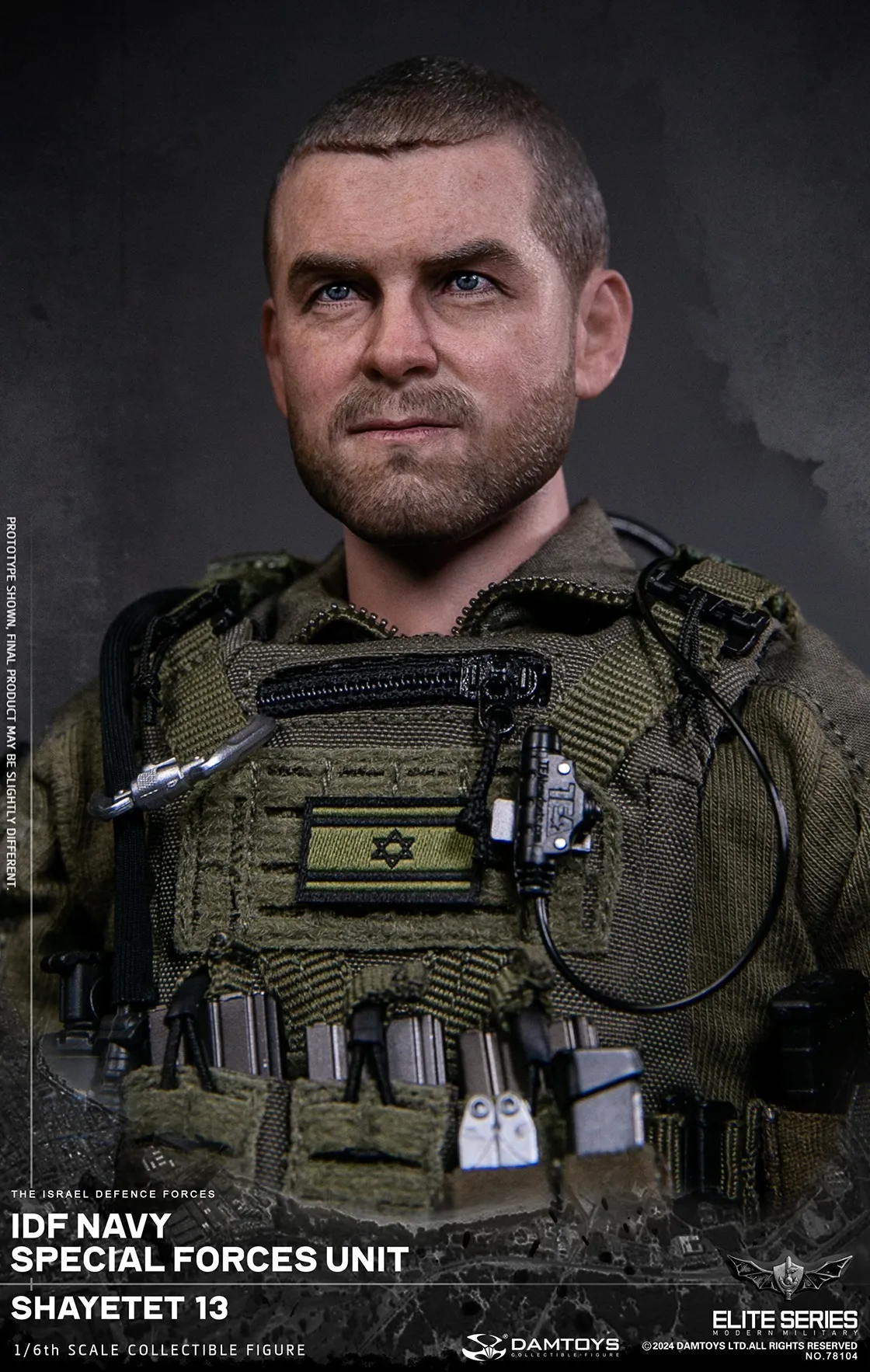 Коллекционная фигурка - 1/6 78104 - IDF Navy special forces unit Shayetet DAMTOYS