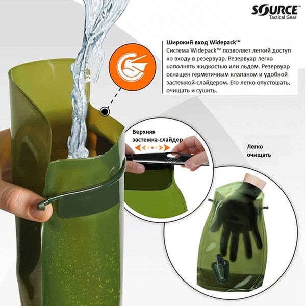 Гидратор на 1 литр Kangaroo Hydration Bladder System Source