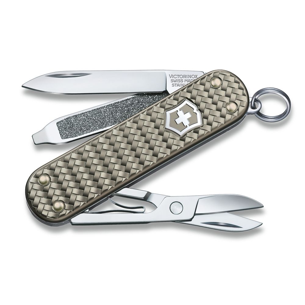 Нож-брелок Classic SD Precious Alox Infinite Grey 0.6221.4031G VICTORINOX