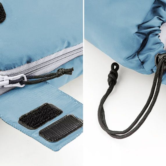 Мешок спальный NH20MSD07-U350S (ПРАВЫЙ) голубой Naturehike