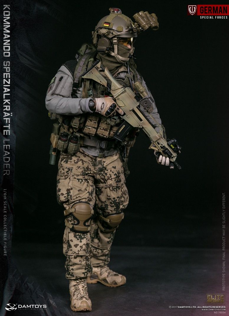 Коллекционная фигурка 1/6 78054 - KSK (KOMMANDO SPEZIALKRÄFTE) - LEADER Action Figure DAMTOYS