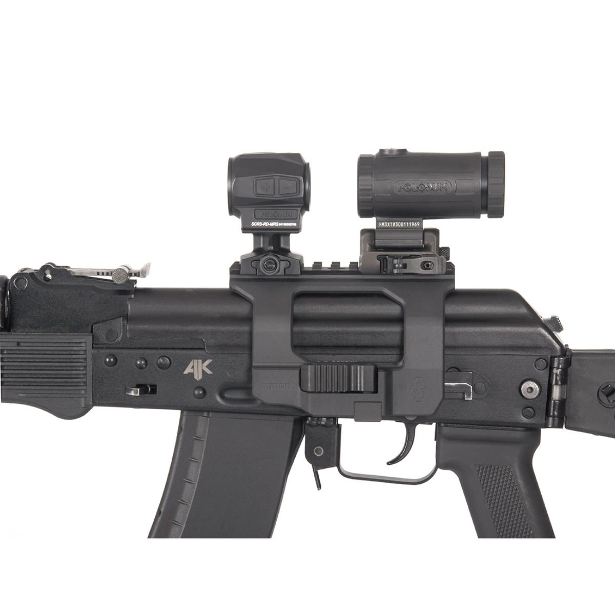 Кронштейн AK TAC боковой быстросъемный Picatinny/ACOG SAG