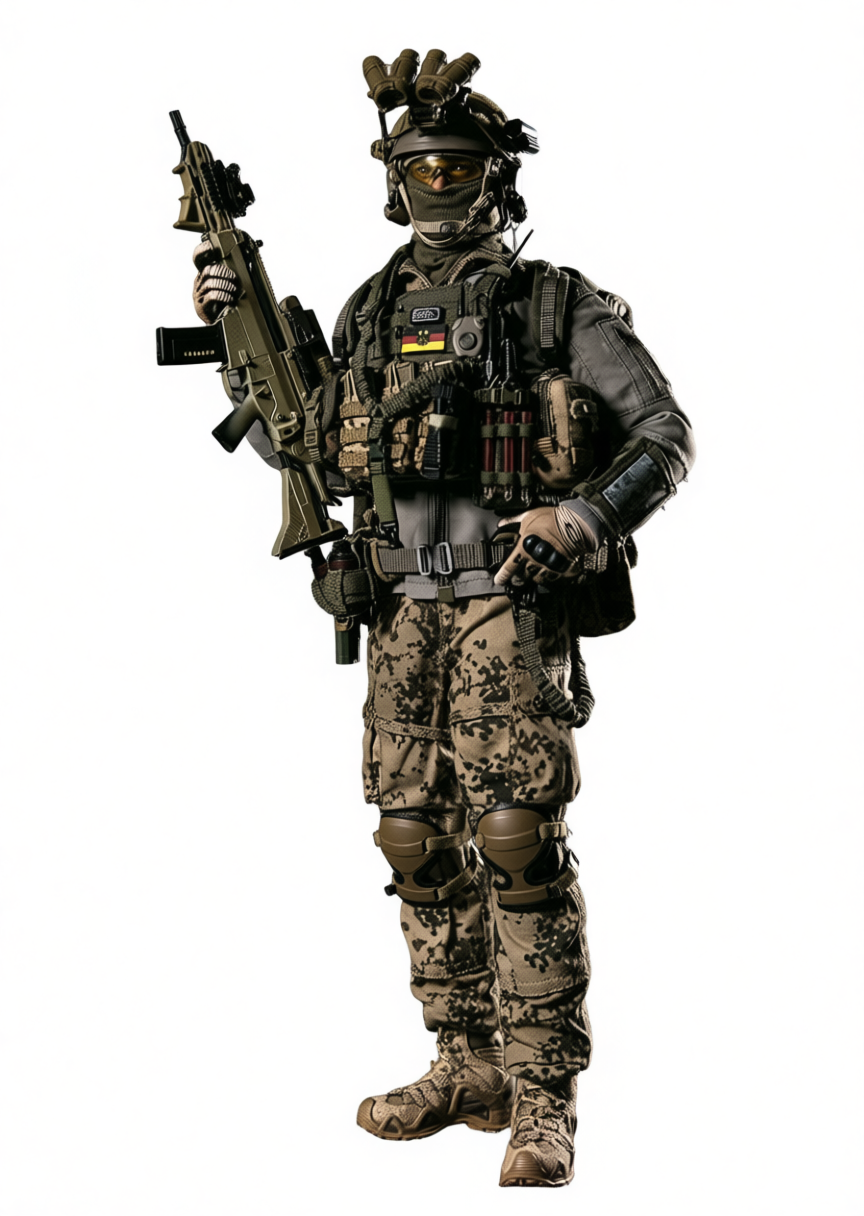 Коллекционная фигурка 1/6 78054 - KSK (KOMMANDO SPEZIALKRÄFTE) - LEADER Action Figure DAMTOYS