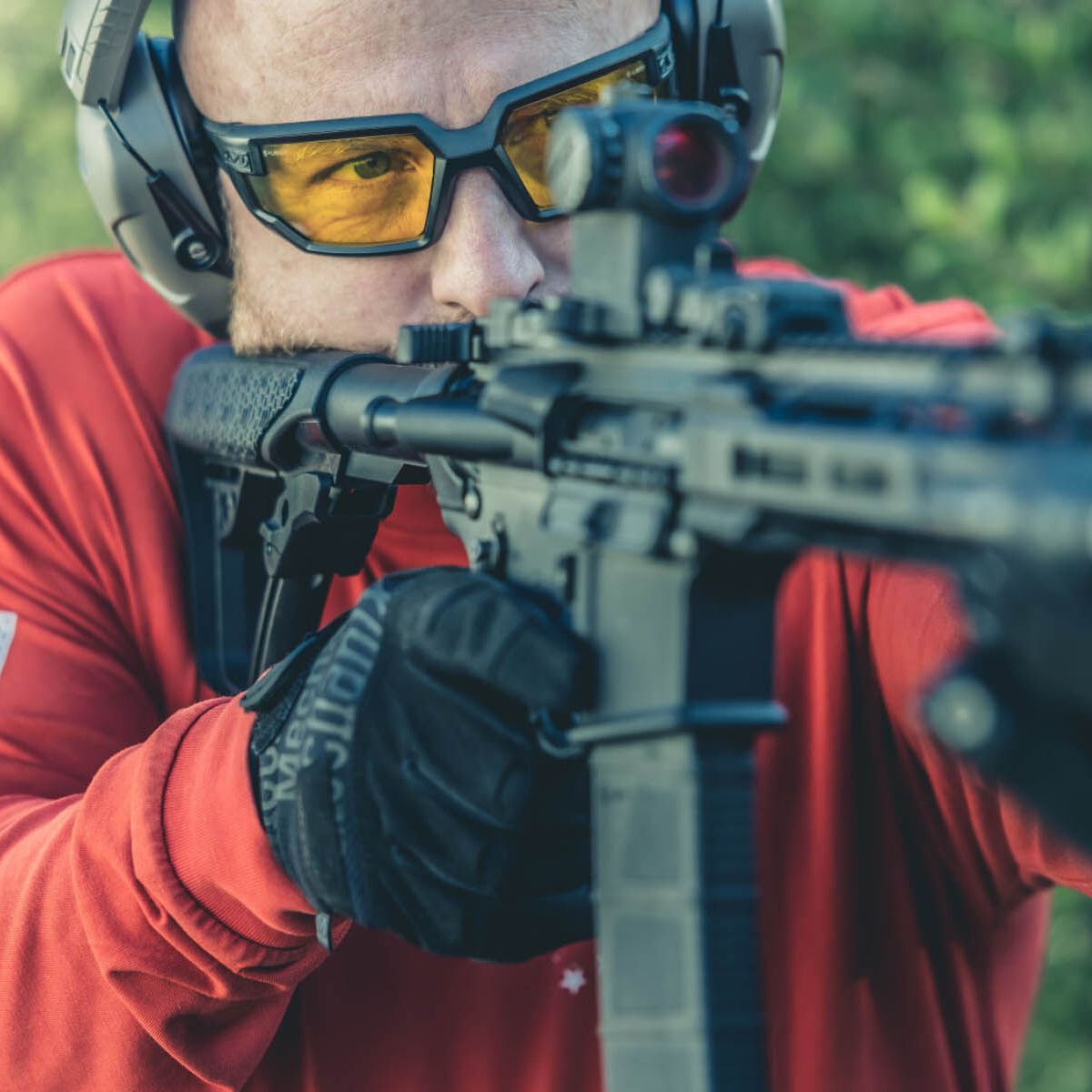 Очки защитные Vision Tactical Type-X Black Frame/Amber Lens VXF-30AF-PU Mechanix Wear