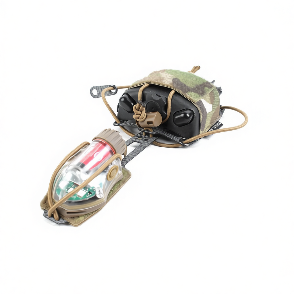 Ferro style PVS31 Battery Retention System Нашлемный подсумок AC-UA51 Академия Снаряжения