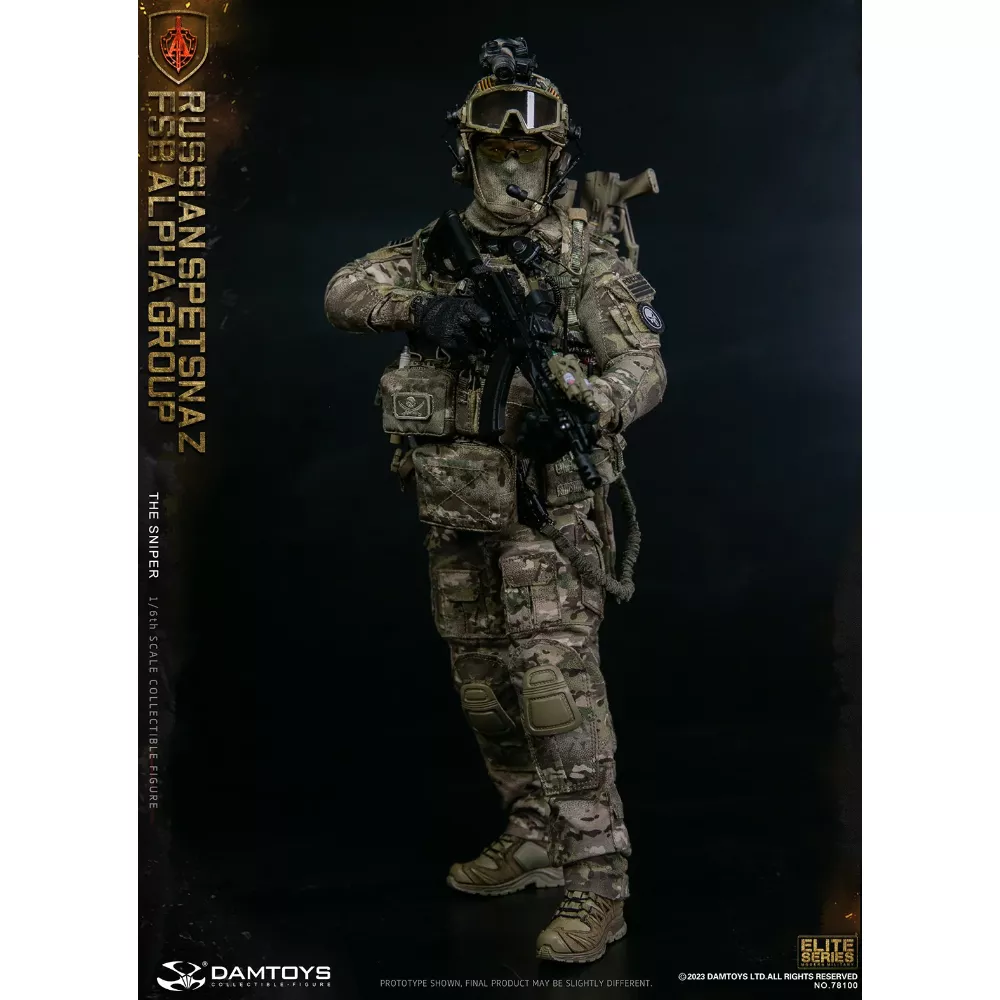 Коллекционная фигурка - 1/6 78100 - RUSSIAN SPETSNAZ FSB ALPHA GROUP SNIPER DAMTOYS