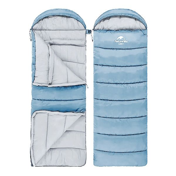 Мешок спальный NH20MSD07-U350S (ПРАВЫЙ) голубой Naturehike