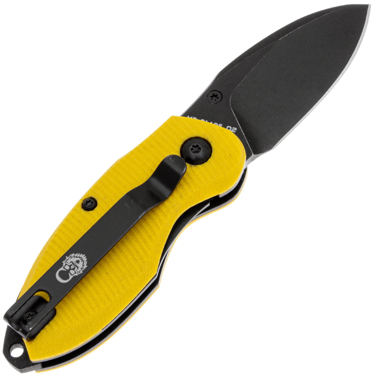 Складной нож Rexbo Gen.2 Blackwash D2 Yellow G10 Mr.Blade