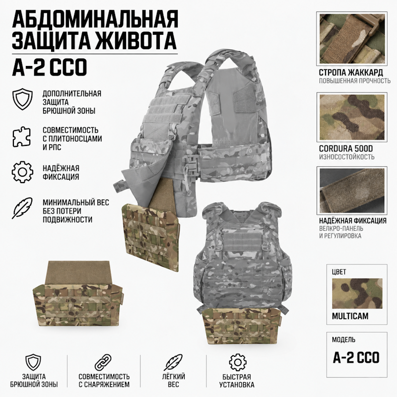 Абдоминальная защита живота А-2 ССО