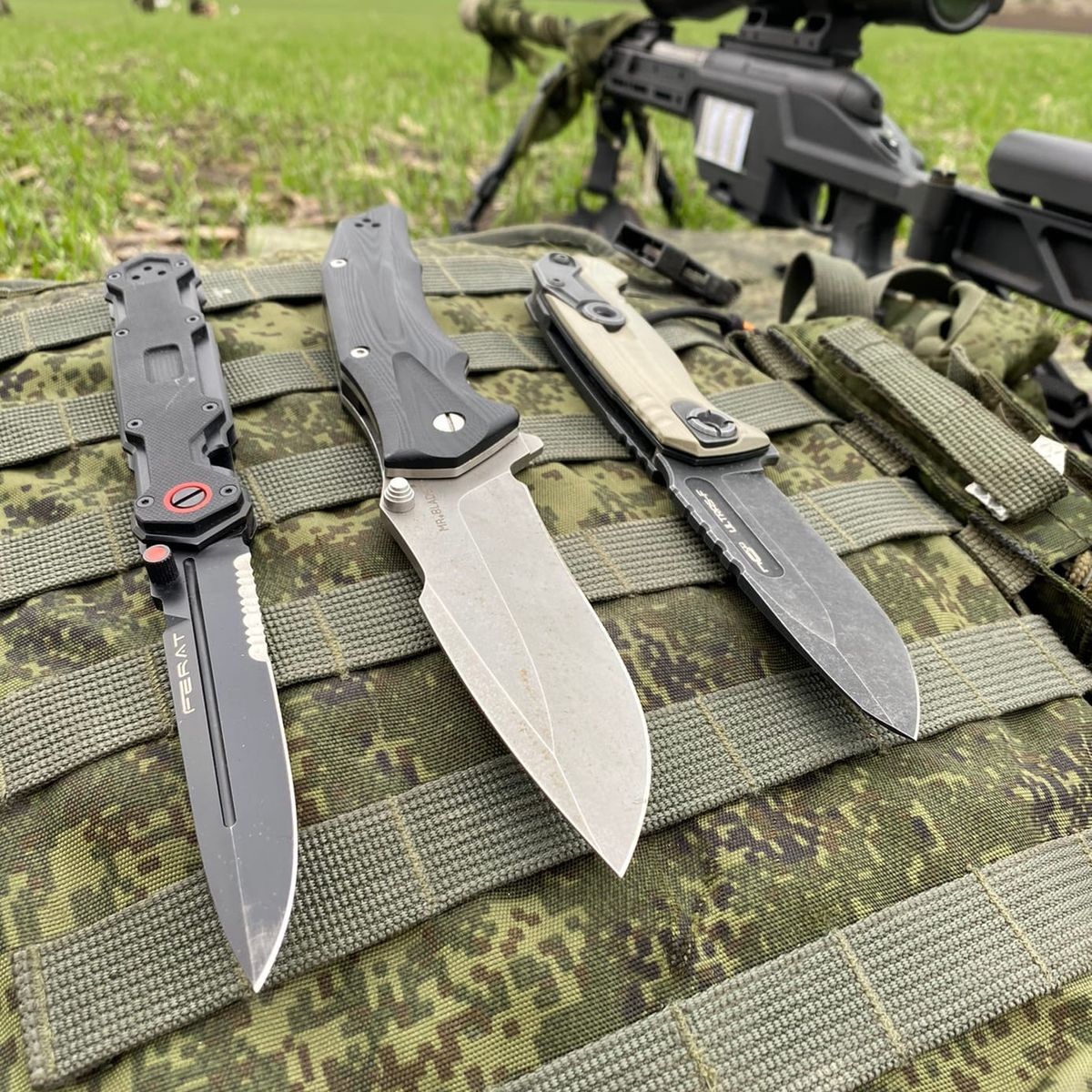 Складной нож Ferat black сталь D2, рукоять G10 Mr.Blade