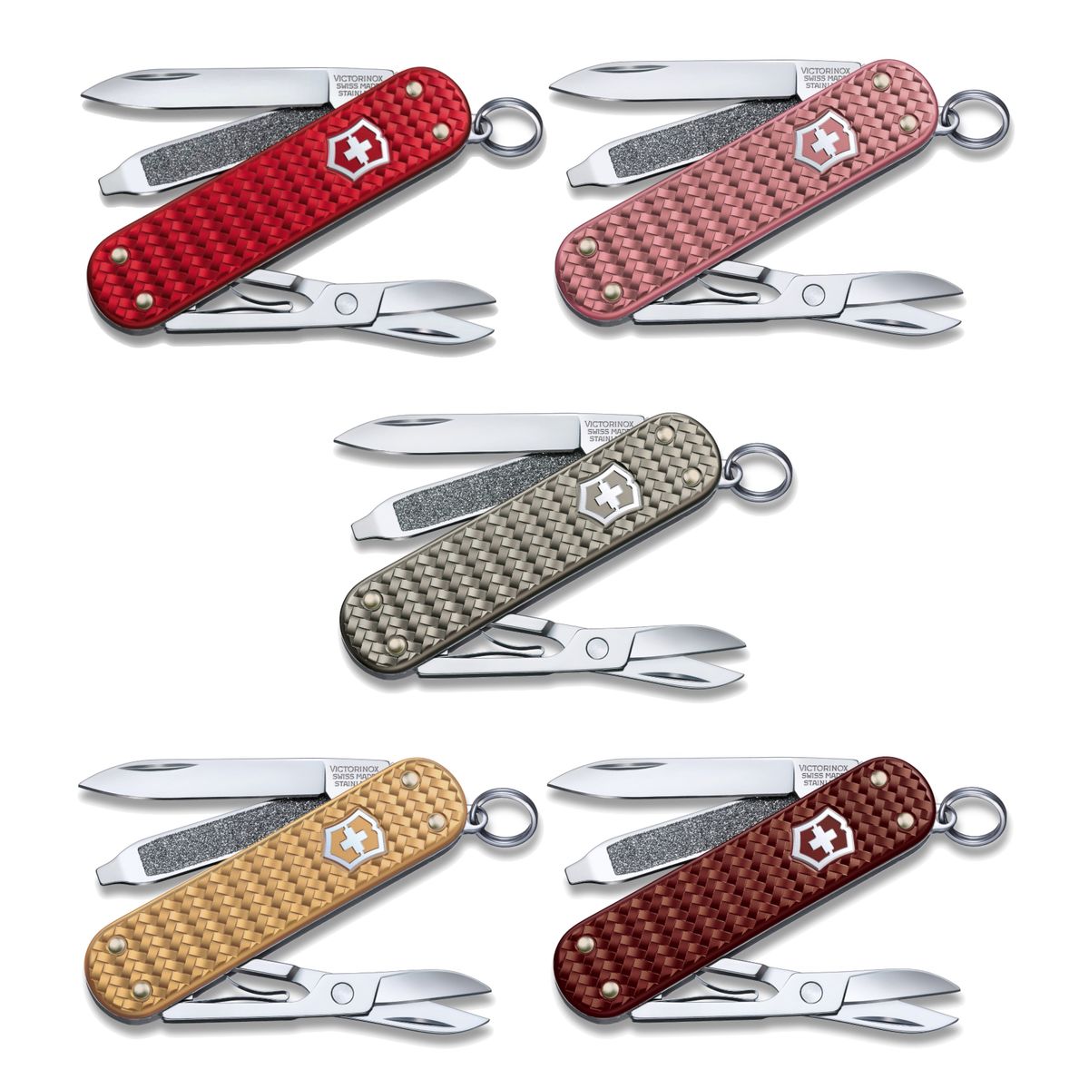 Нож-брелок Classic SD Precious Alox Infinite Grey 0.6221.4031G VICTORINOX