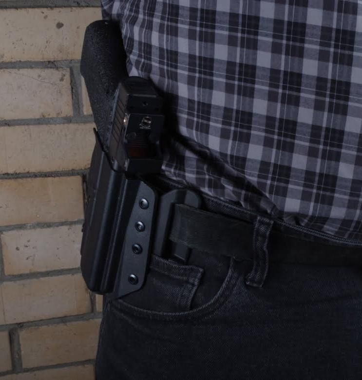 Кобура Glock 17/19 поясная приталенная Кайдекс Tactical Warrior