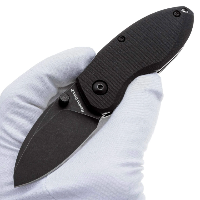 Складной нож Rexbo Gen.2 Blackwash D2 Black G10 Mr.Blade