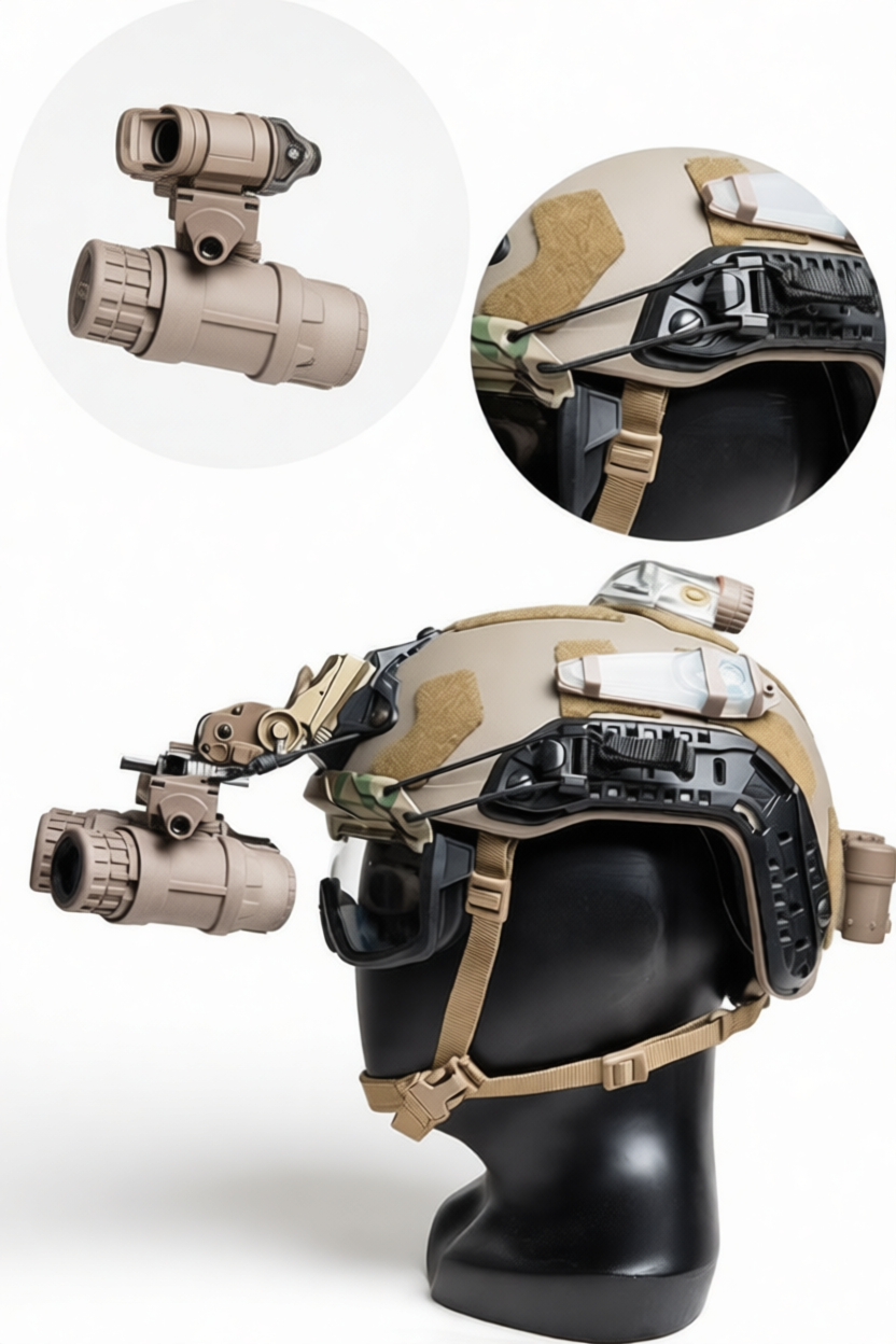 Очки защитные для крепления на шлем GRAY TB1333 FMA