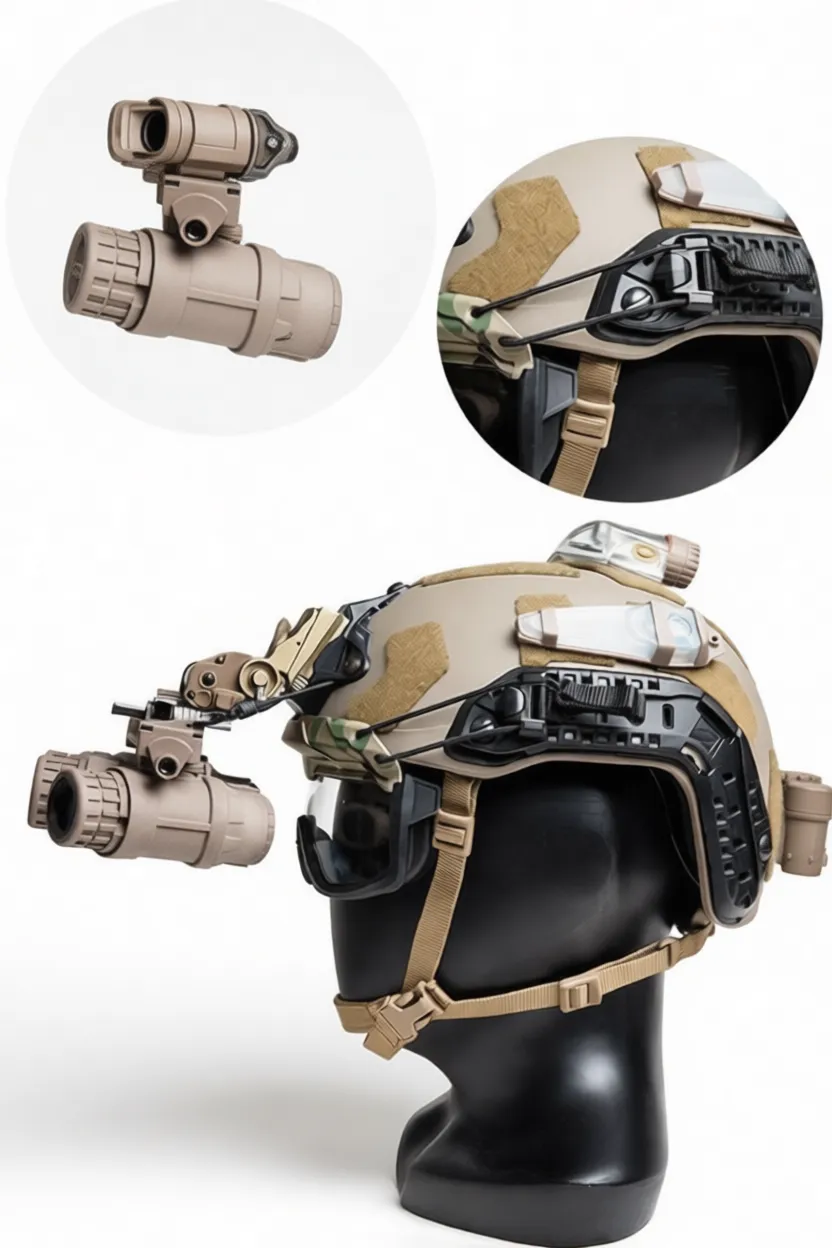 Очки защитные для крепления на шлем GRAY TB1333 FMA