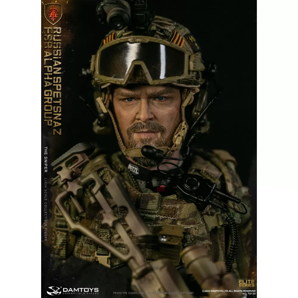 Коллекционная фигурка - 1/6 78100 - RUSSIAN SPETSNAZ FSB ALPHA GROUP SNIPER DAMTOYS