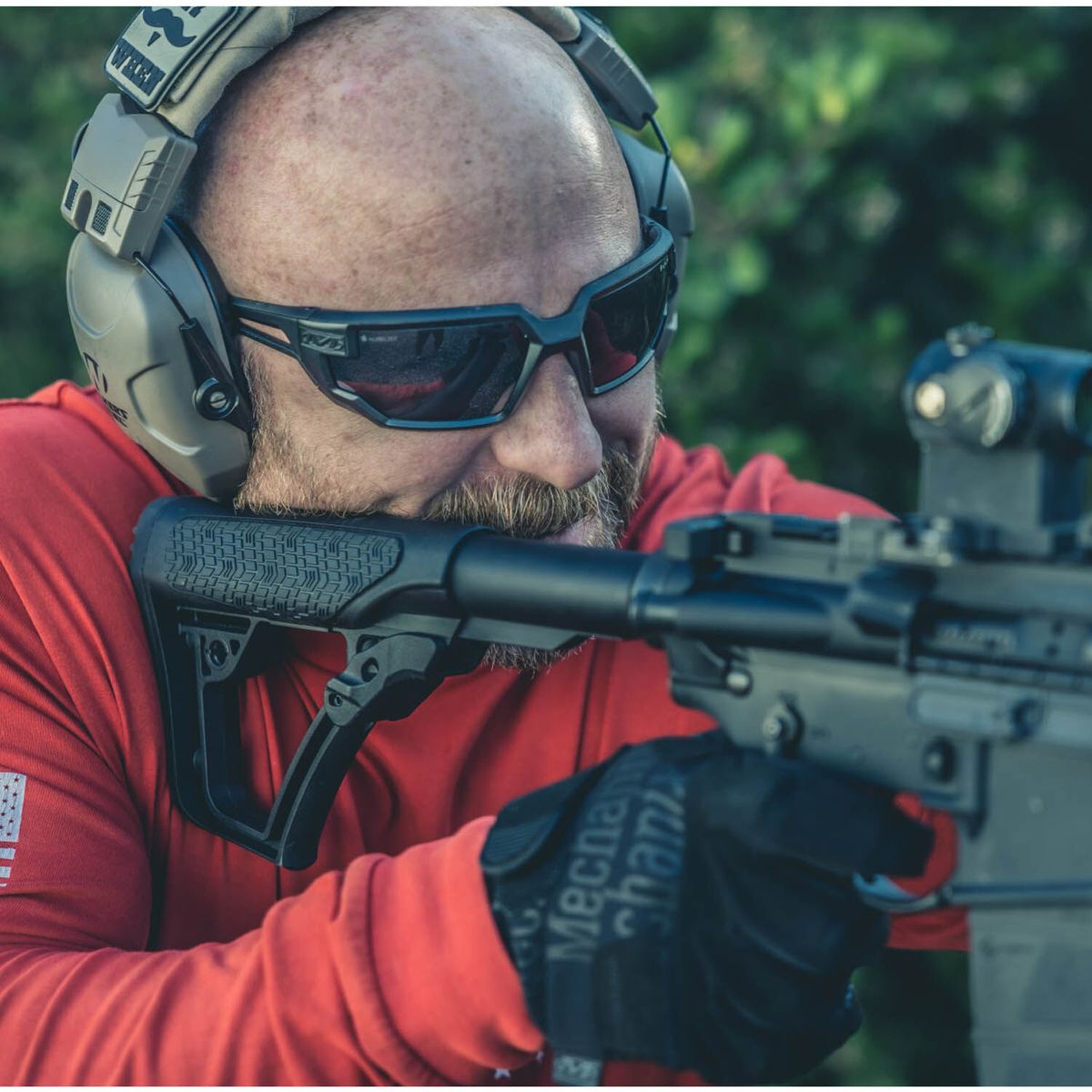 Очки защитные Vision Tactical Type-X Black Frame/Smoke Lens VXF-20AF-PU Mechanix Wear