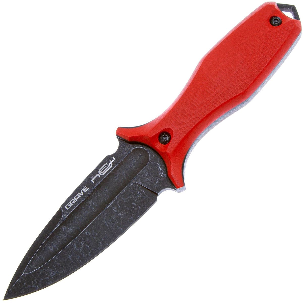 Нож Grave blackwash сталь AUS-10, рукоять Red G10 N.C.Custom