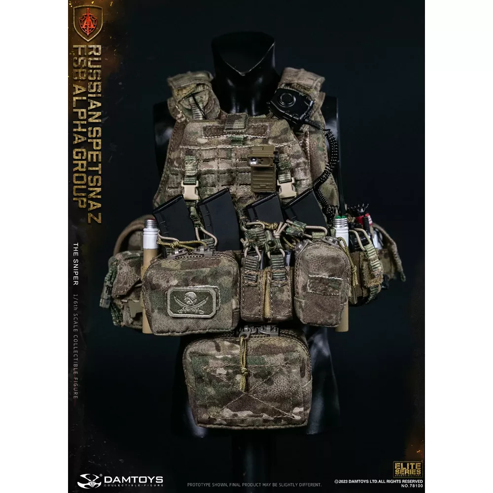 Коллекционная фигурка - 1/6 78100 - RUSSIAN SPETSNAZ FSB ALPHA GROUP SNIPER DAMTOYS