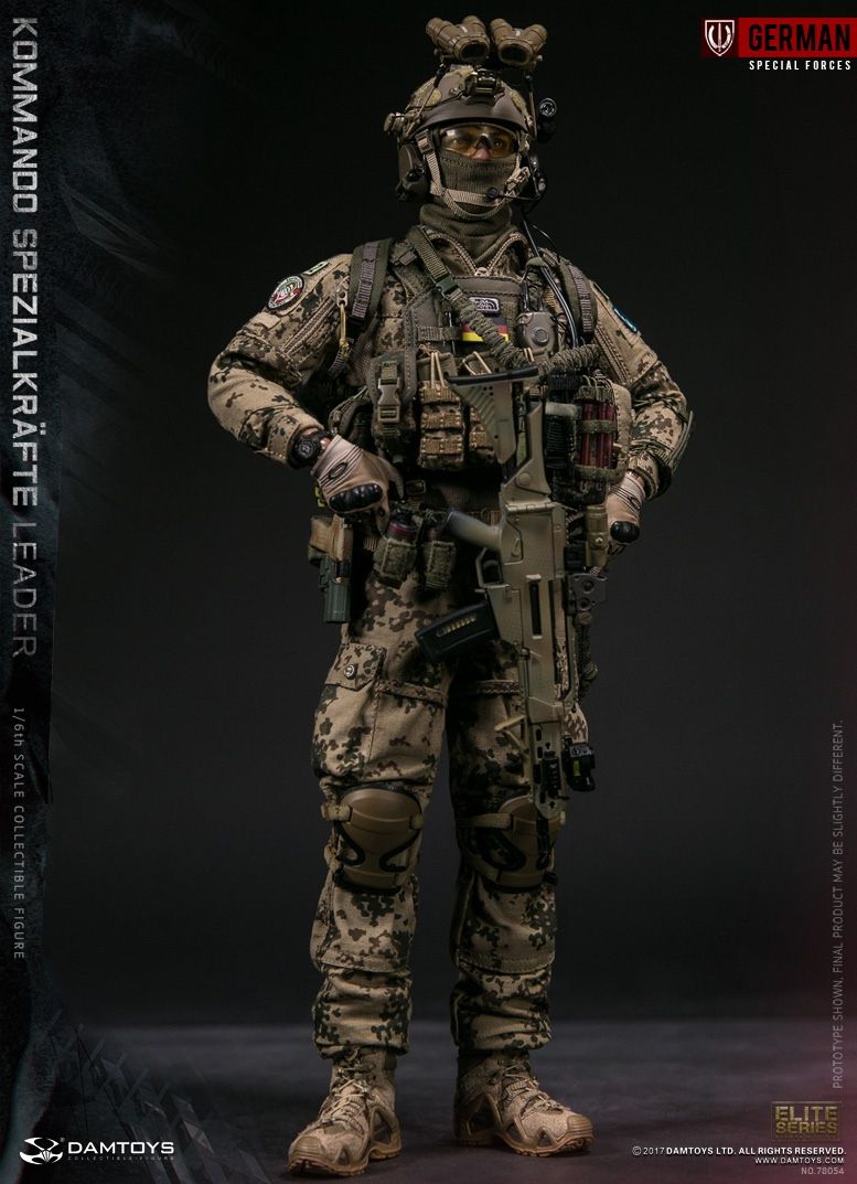 Коллекционная фигурка 1/6 78054 - KSK (KOMMANDO SPEZIALKRÄFTE) - LEADER Action Figure DAMTOYS