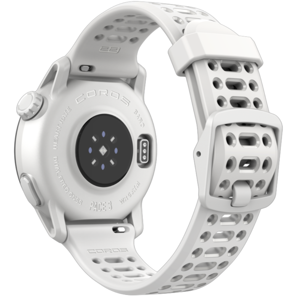 Часы PACE 3 GPS Sport Watch White w/ Silicone Band Coros