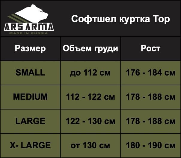 Софтшел куртка Тор Ars Arma