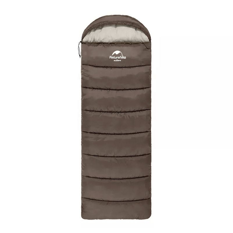 Мешок спальный NH20MSD07-U350S (ЛЕВЫЙ) коричневый Naturehike