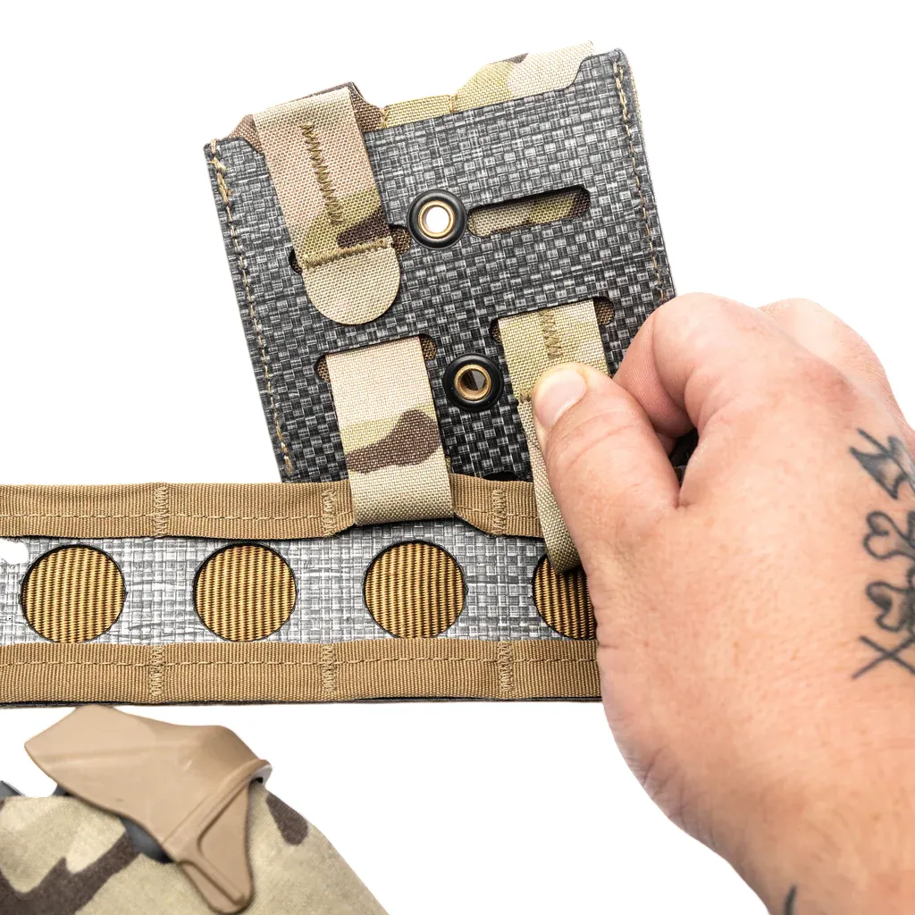 Ferro style Single Elastic двойной 9мм подсумок AC-PH56 Академия Снаряжения