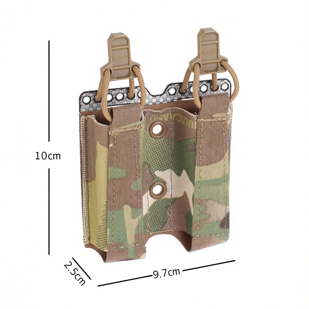 Ferro style Single Elastic двойной 9мм подсумок AC-PH56 Академия Снаряжения